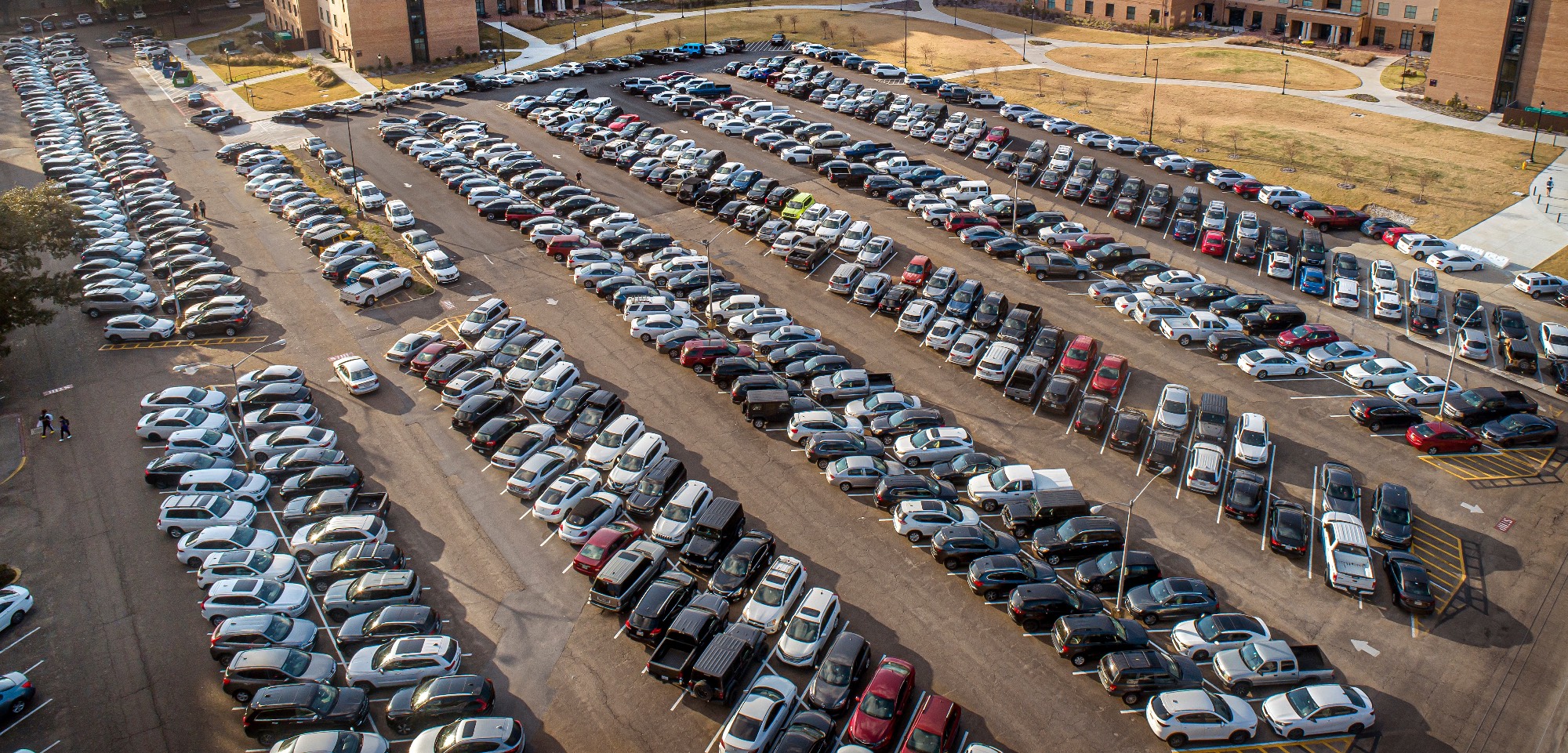 LSU Parking Lot.