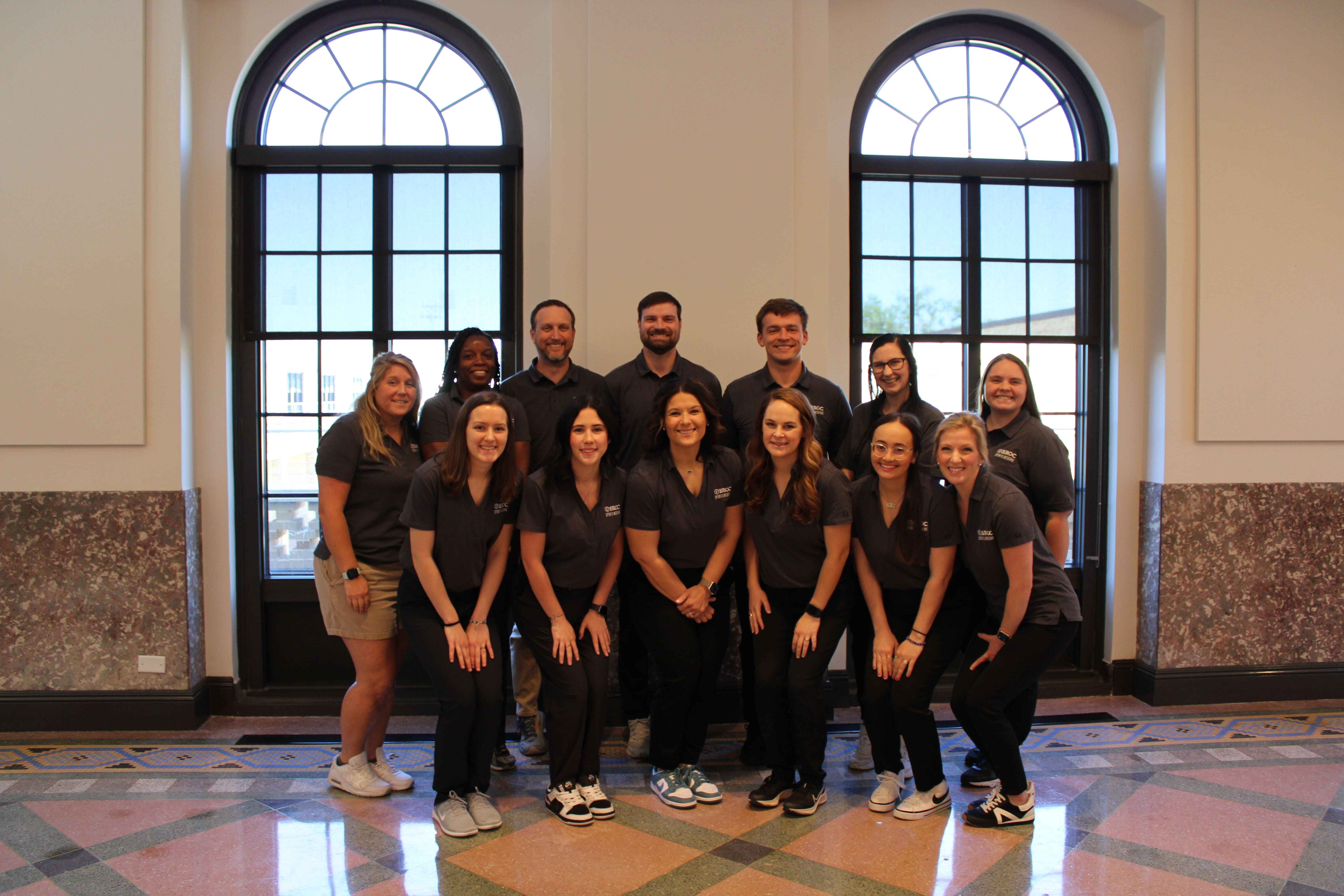 BROC members pose for a photo at Geauxing the Distance with Kinesiology