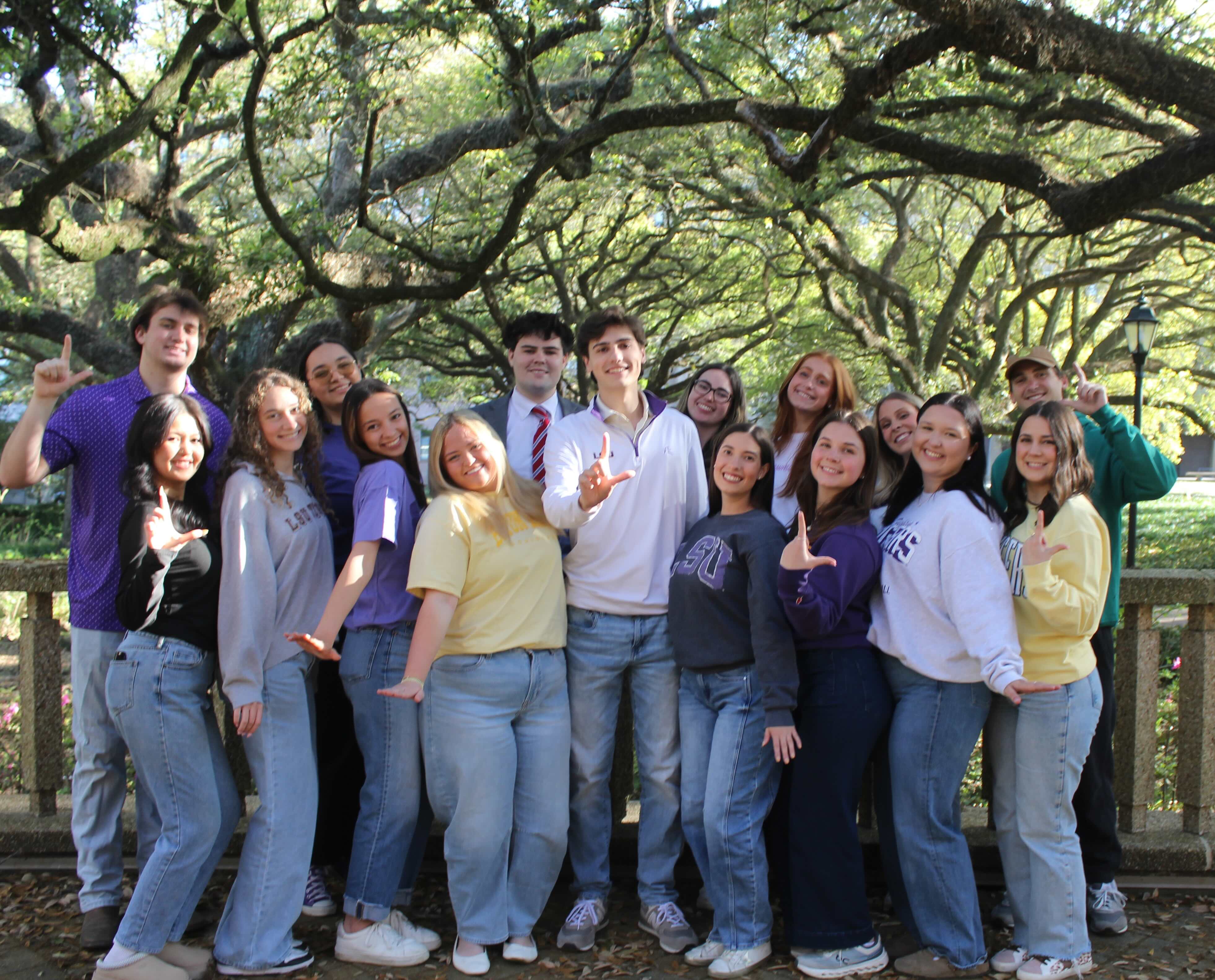 songfest group pose in photo