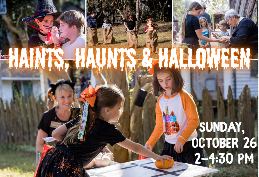 haints haunts and halloween october 26 2-4:30 pm